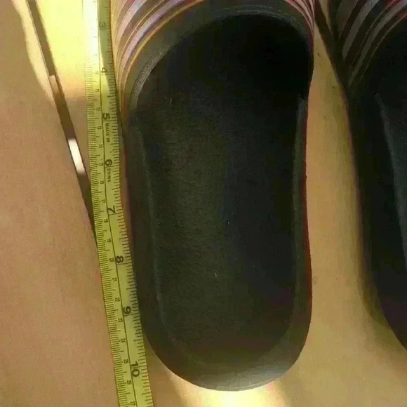 Paul Smith Black Stripe Ruben Men's Slides Flip Flops - size 9 (fits like 8) - Picture 4 of 5